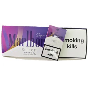 Marlboro Select Purple Less Smell Super Slims Sigara