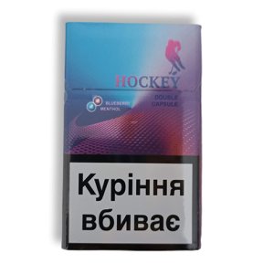 Hockey Double Capsule Blueberyy Menthol Superslim Sigara